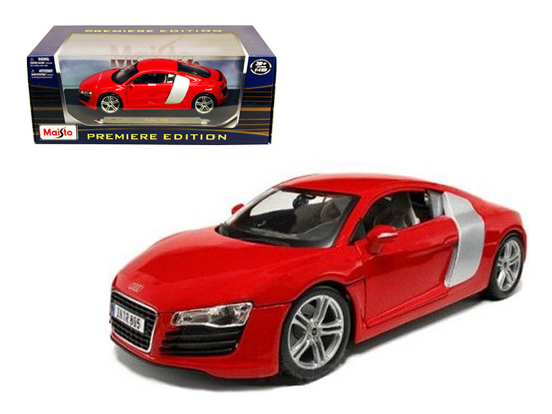 マイスト　Audi  R8 Audi R8 Red 1/18 Diecast Model Car by Maisto - LIVECARMODEL.com