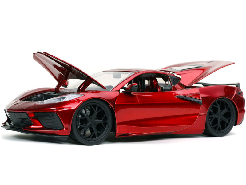 1/24 Big Time muscle 2020 Chevy Corvette C8 Stingray Candy Red