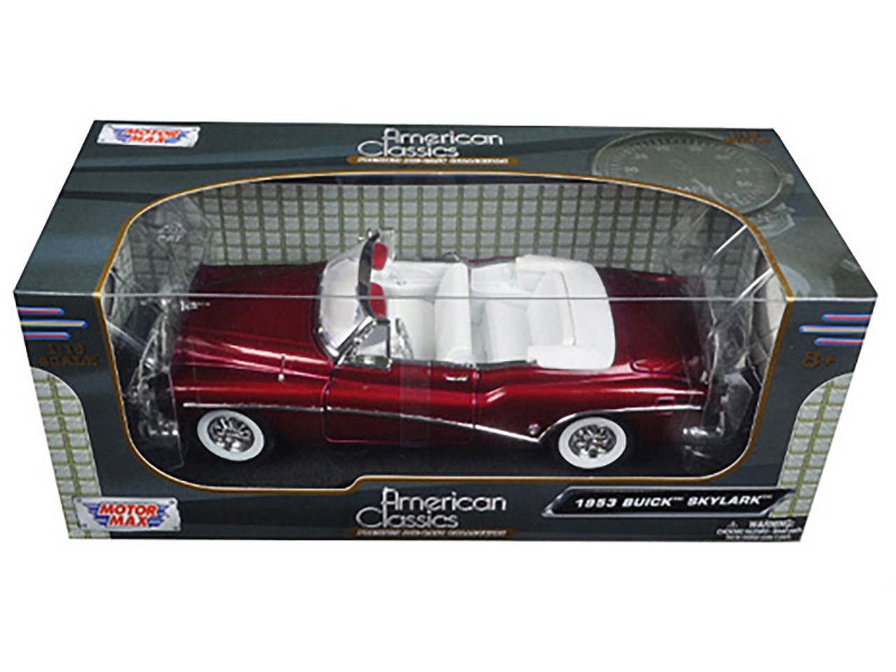 1953 Buick Skylark Burgundy 1/18 Diecast Model Car by