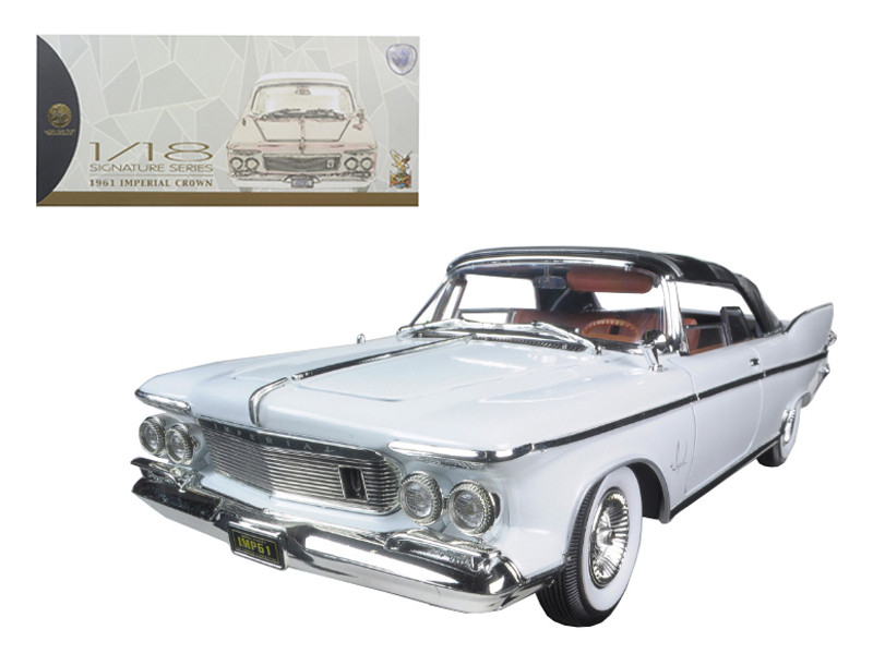 1/18 Road Signature 1961 Chrysler Imperial Crown (White with Brown