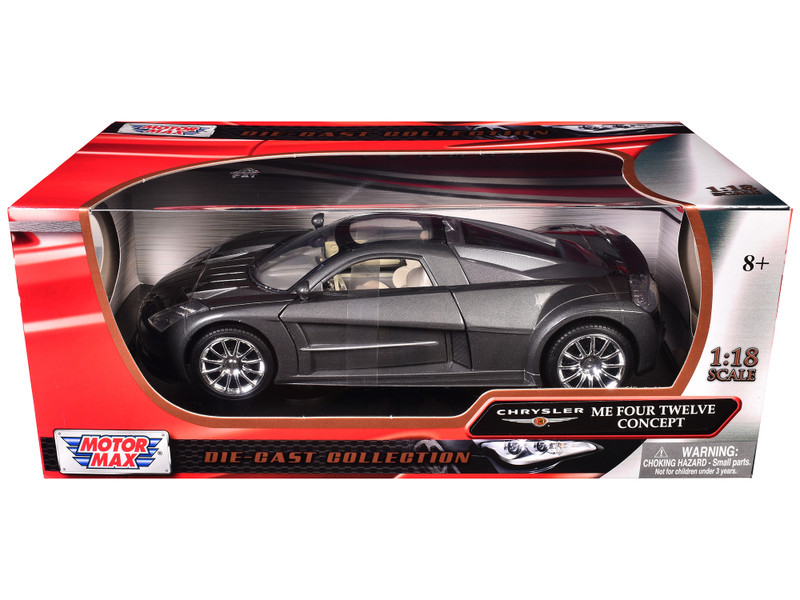 Chrysler Me Four Twelve Concept Car Grey 1/18 Diecast Model Car by