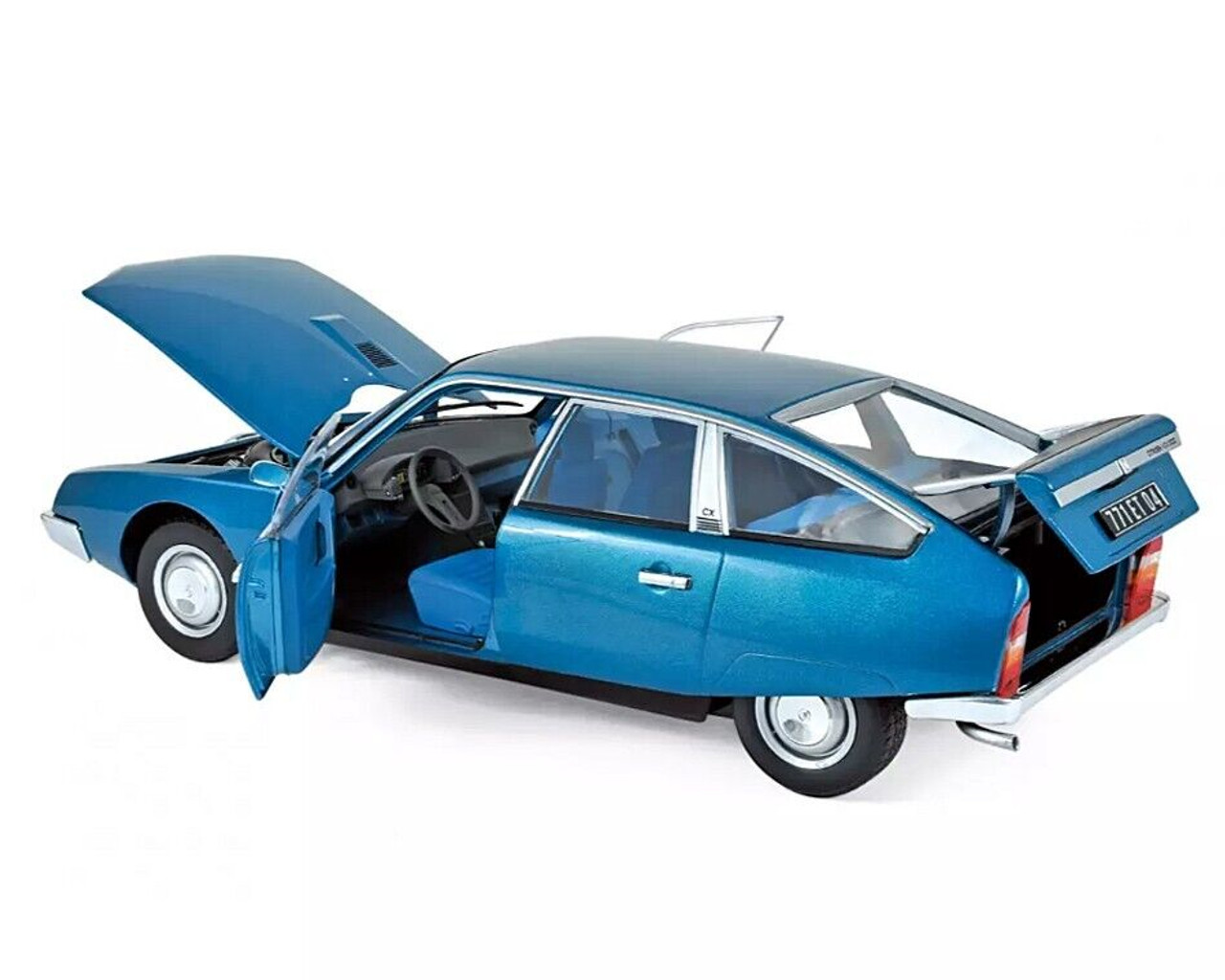 1/18 Norev 1974 Citroen CX 2000 Delta (Blue Metallic) Diecast Car Model