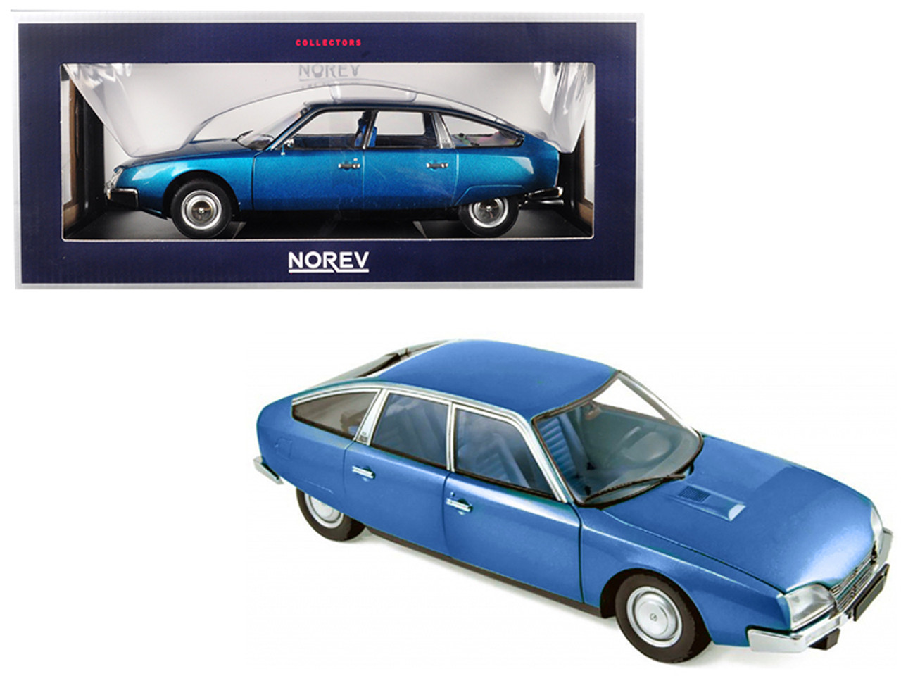 1/18 Norev 1974 Citroen CX 2000 Delta (Blue Metallic