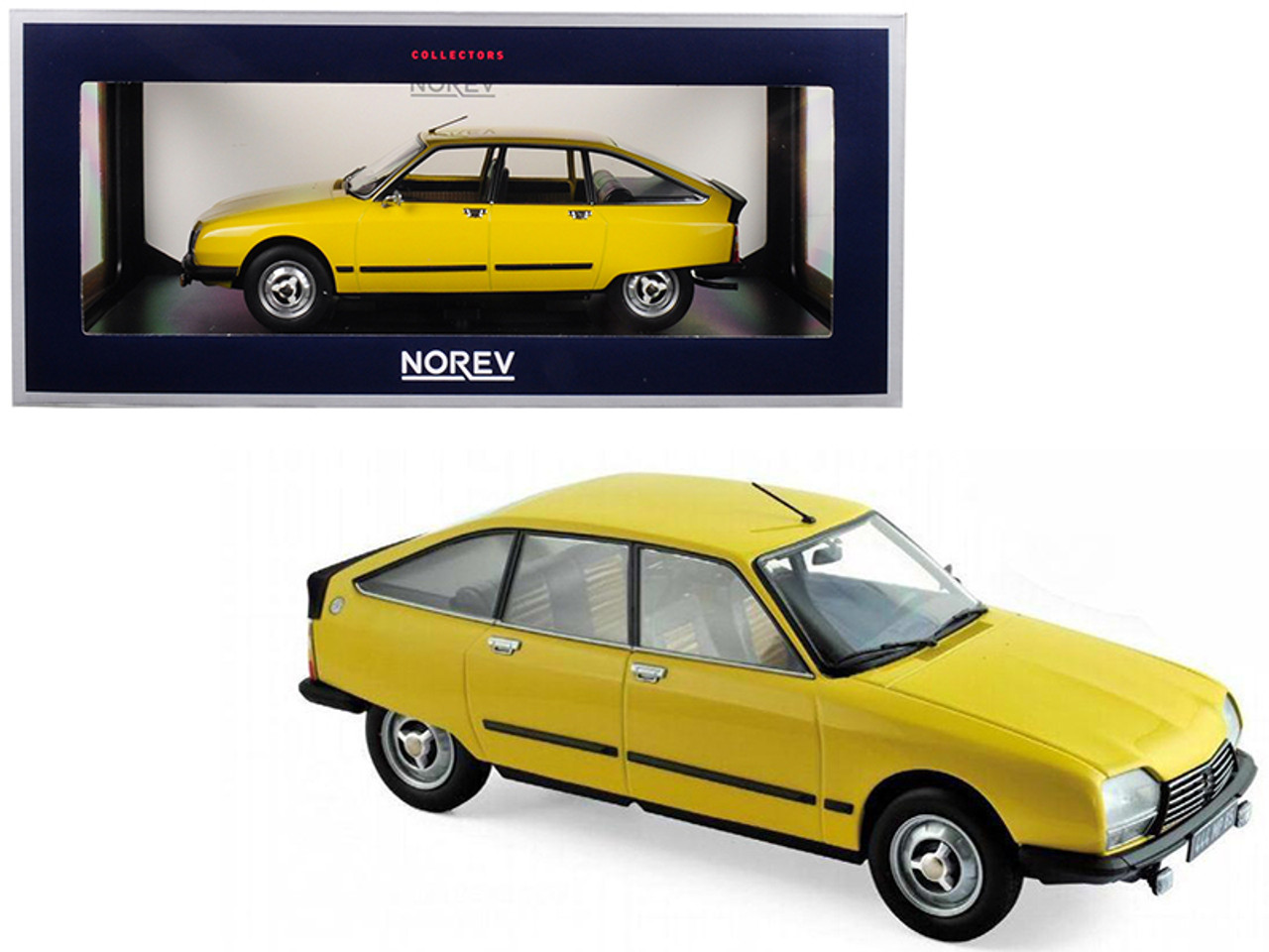 1979 Citroen GS X3 Mimosa Yellow 1/18 Diecast Model Car by Norev