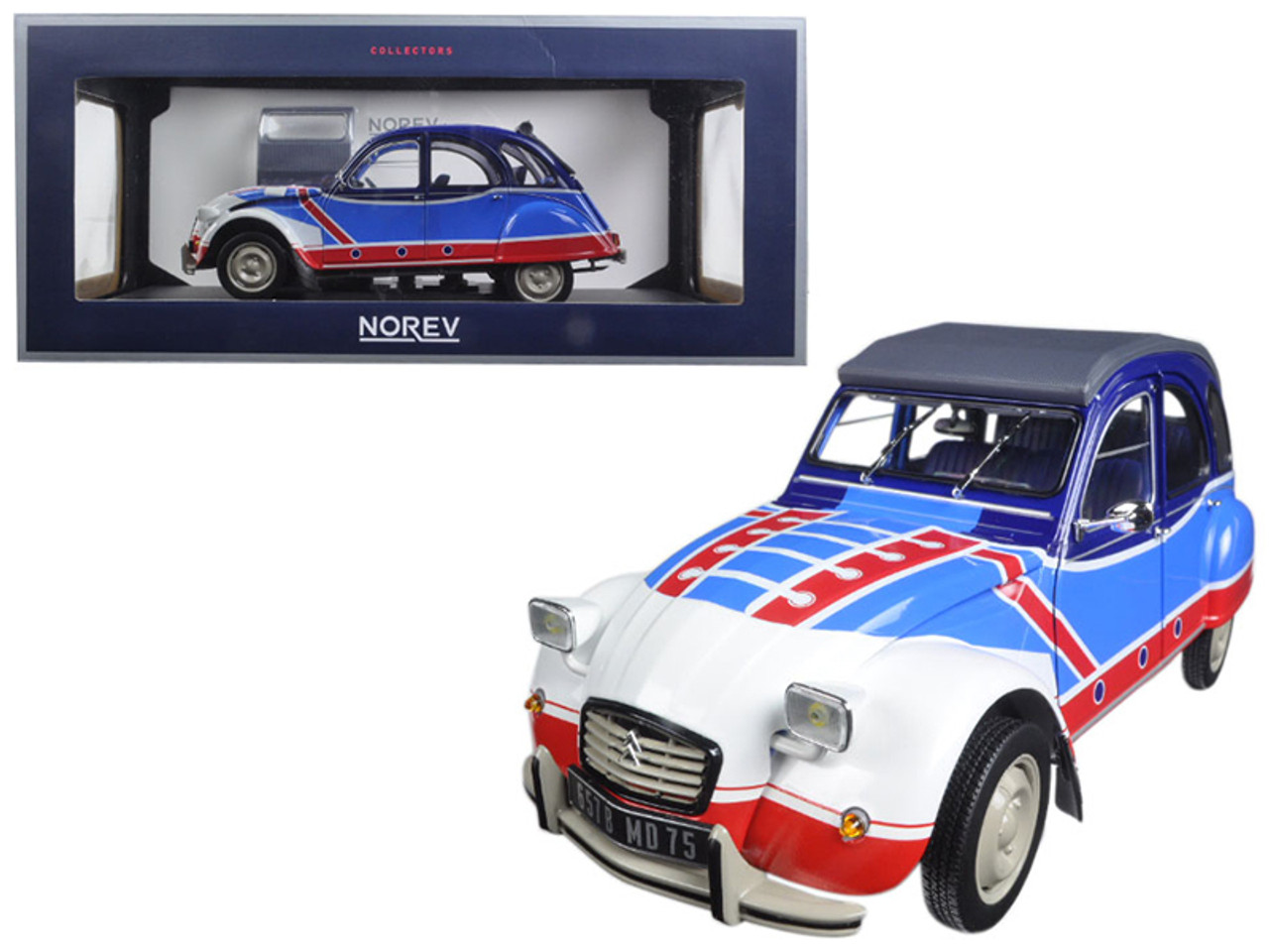 1976 Citroen 2CV Basket 1/18 Diecast Model Car by Norev