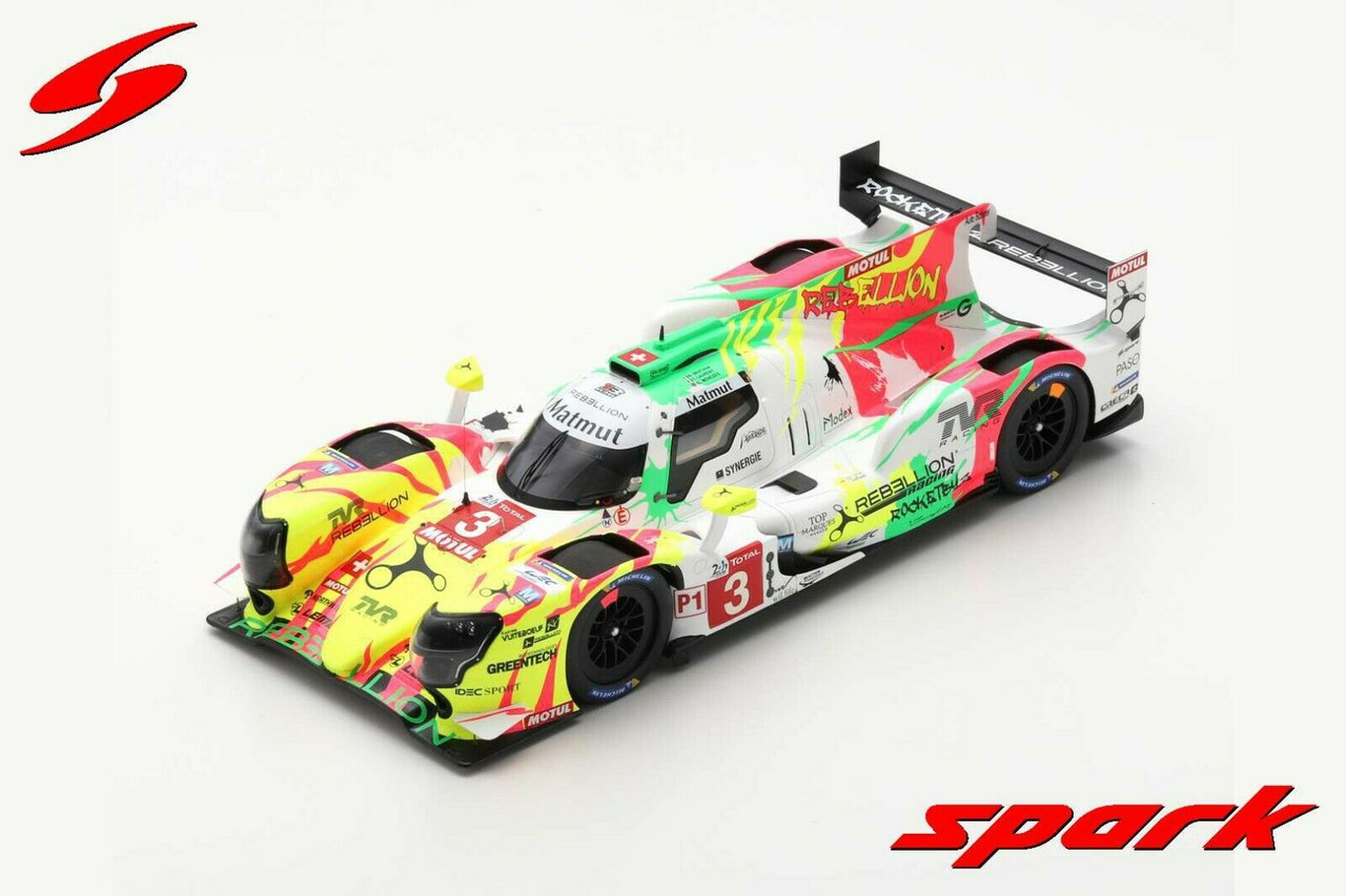 1/18 Rebellion R13 - Gibson No.3 Rebellion Racing 5th 24H Le Mans 2019 T. Laurent - N. Berthon - G. Menezes