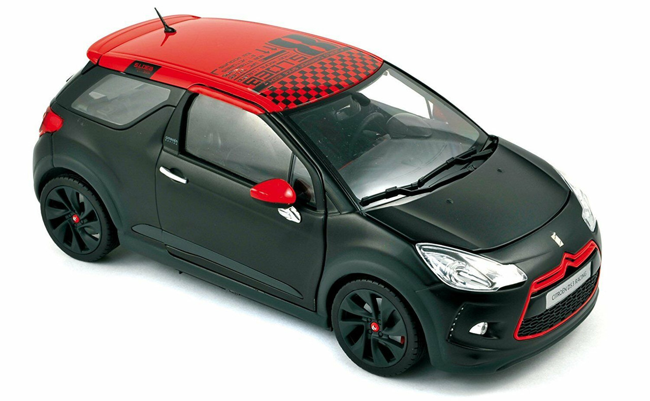 2012 Citroen DS3 Racing S.Loeb Matt Black 1/18 Diecast Car Model