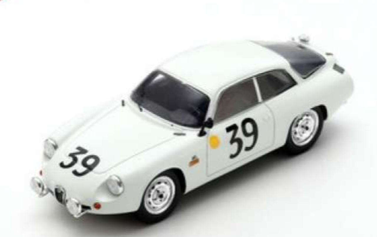 1/43 Alfa Romeo Giulietta Sport Zagato No.39 24H Le Mans 1962 G. Sala - M. de Luca di Lizzano Car Model