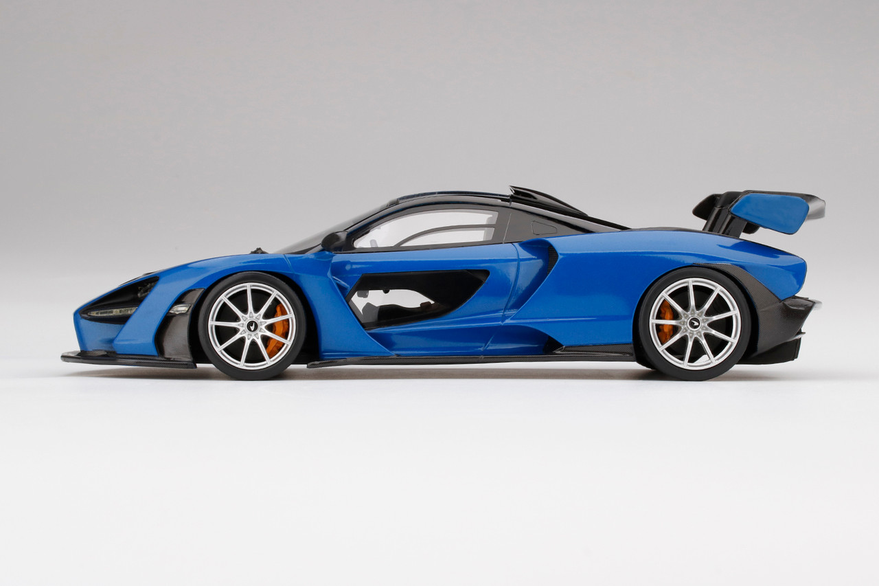 1/18 McLaren Senna Antares Blue Resin Car Model