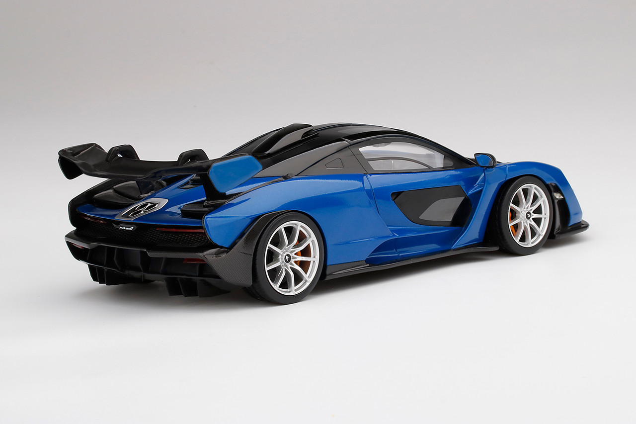 1/18 McLaren Senna Antares Blue Resin Car Model