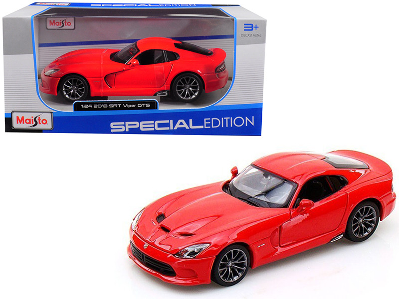 2013 Dodge Viper SRT GTS Red 1/24 Diecast Model Car by Maisto