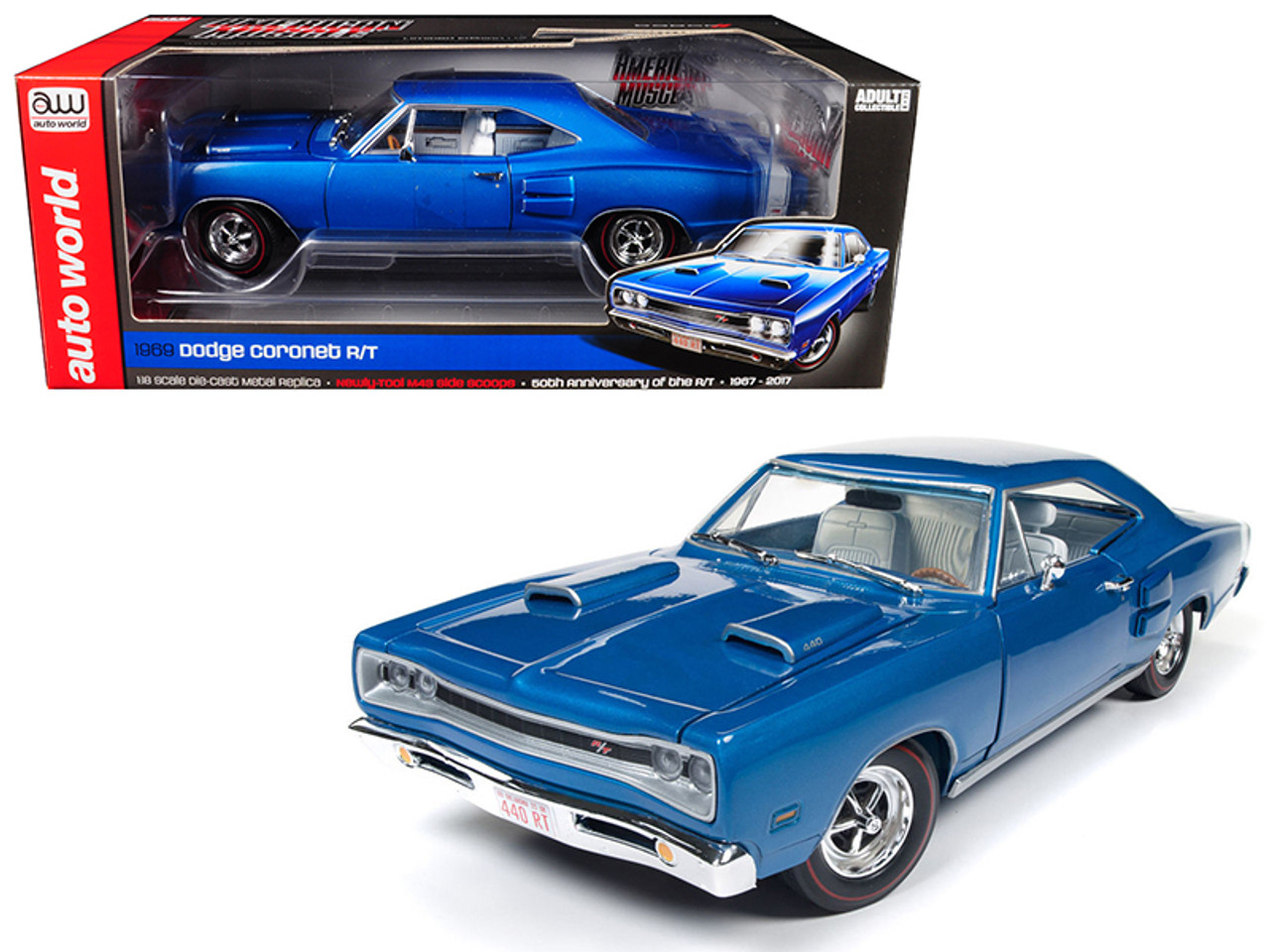 1969 Dodge Coronet R/T B5 Blue 50th Anniversary Limited Edition to