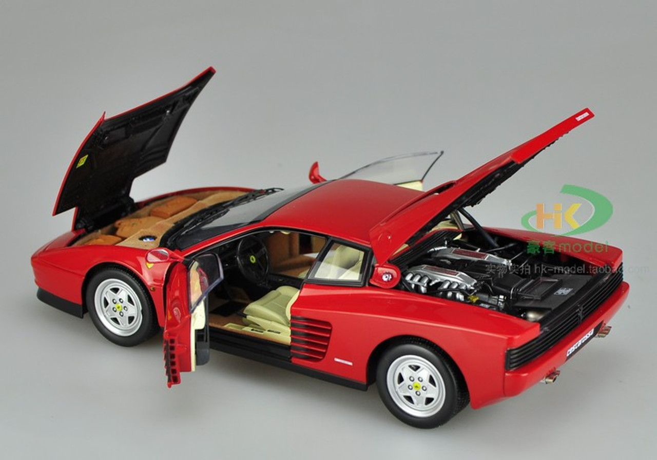 1/18 Kyosho 1989 1990 Ferrari Testarossa (Red) Diecast Car Model 