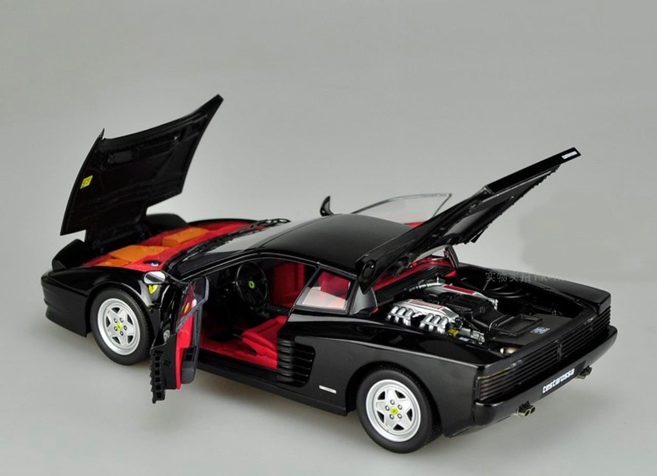 1/18 Kyosho 1989 1990 Ferrari Testarossa (Black) Diecast Car Model 