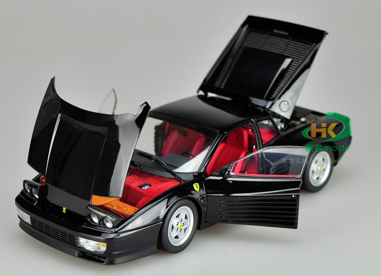 1/18 Kyosho 1989 1990 Ferrari Testarossa (Black) Diecast Car Model