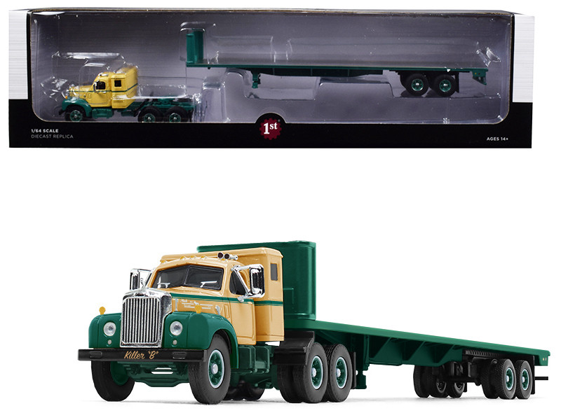 Camion-benne First Gear Mack B-61 Gold Edition 1960 à l