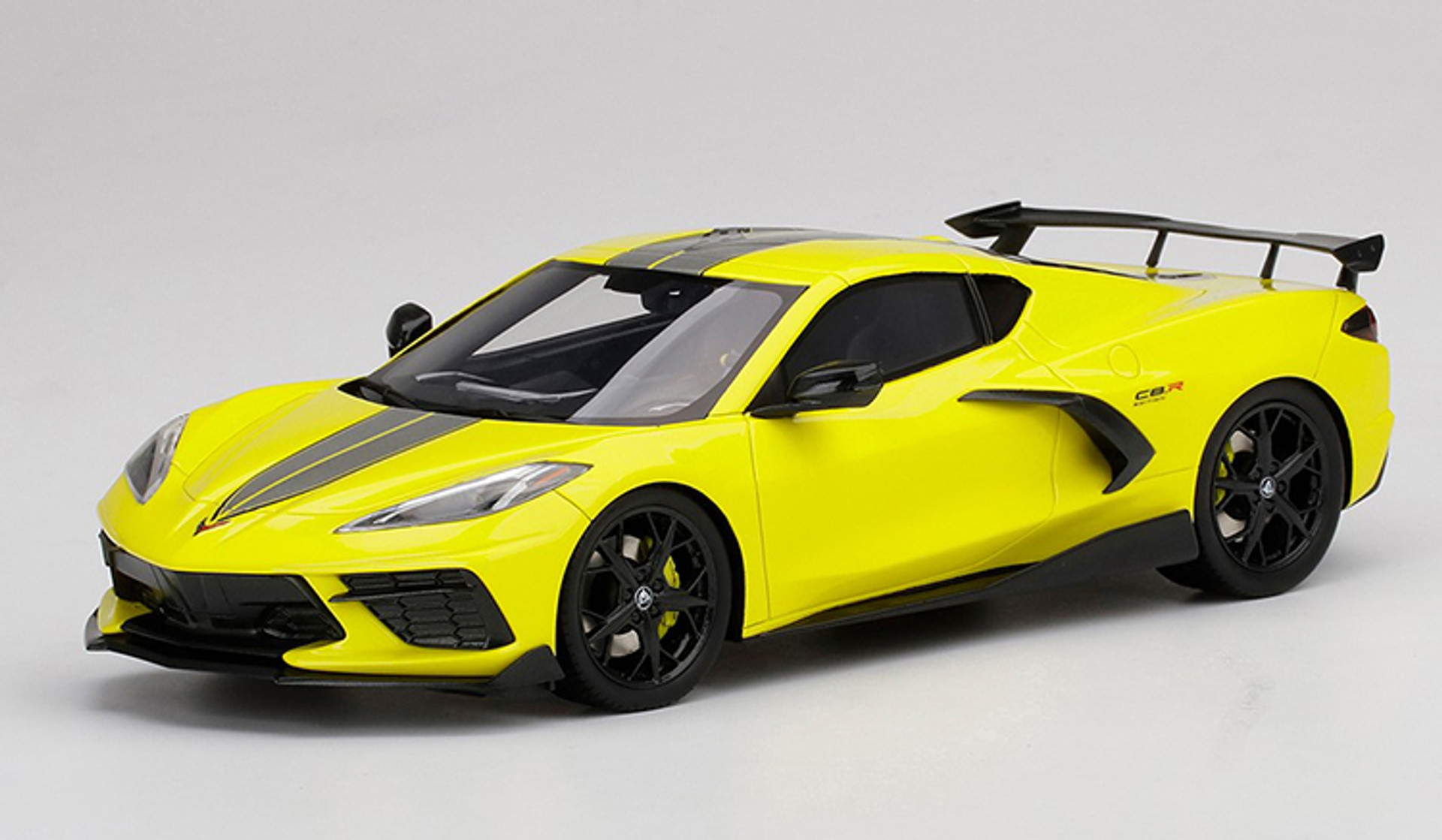 1/18 Top Speed Chevrolet Corvette Stingray C8.R Accelerate Yellow with