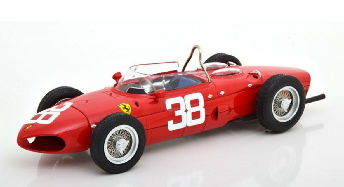 Figurine 1/18 Phil Hill Pilotant Ferrari 156 (1961) – Résine Peinte, Boîte Fermée
