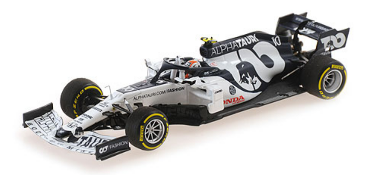 Minichamps 1/18 Scuderia AlphaTauri AT01 #10 - Vainqueur GP Italie 2020 P. Gasly