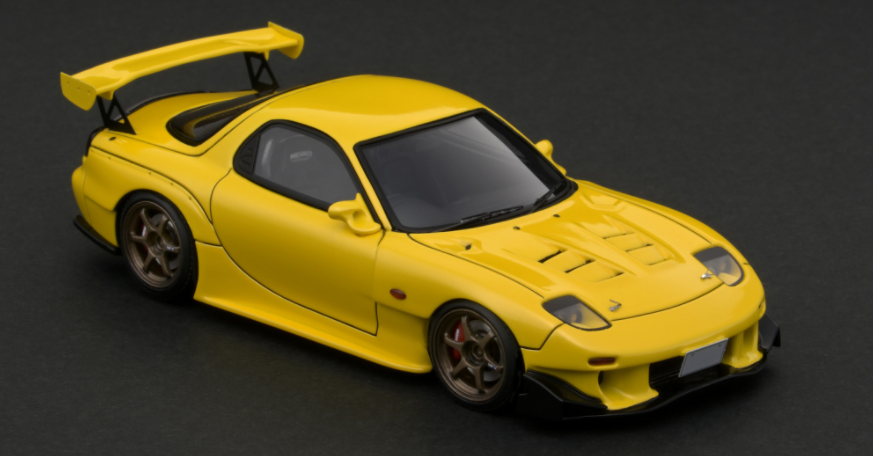 1/43 Ignition Model INITIAL D Mazda RX7 (FD3S) Yellow