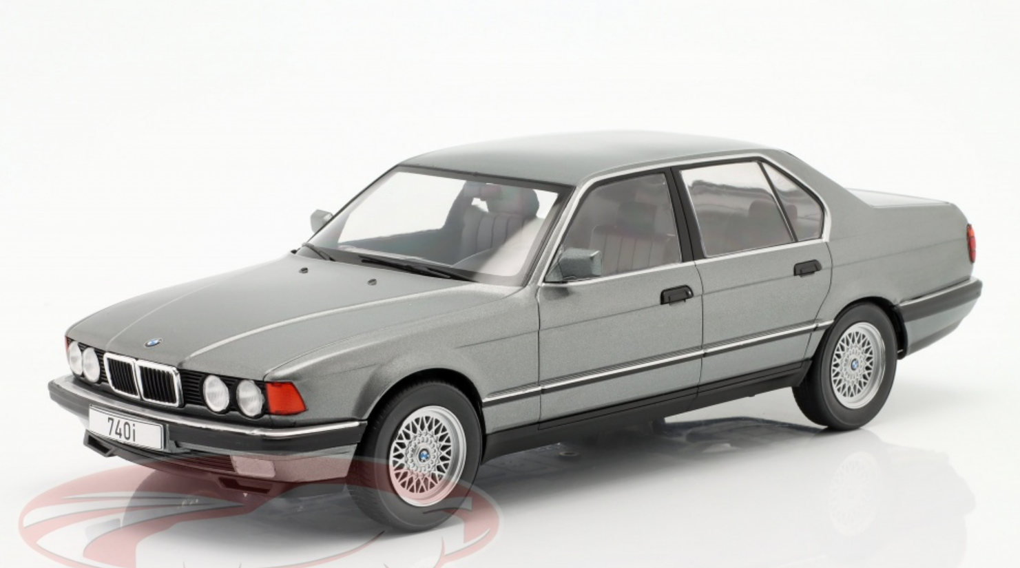 1/18 Modelcar Group BMW 740i (E32) (Grey Metallic) Car Model ...