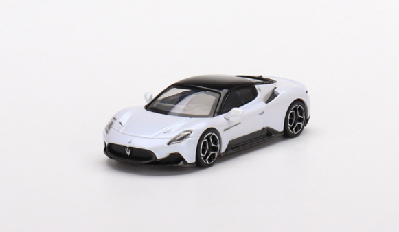 1/64 BBR Maserati MC20 Bianco Audace Diecast Car Model