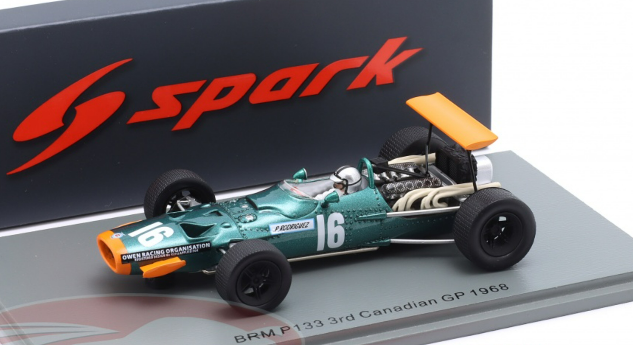1/43 Spark 1968 Formula 1 BRM P133 No.16 3rd Canadian GP Pedro ...