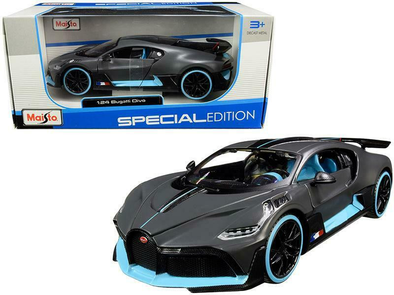 Bi Divo Matt Gray Blue As M 1:24 Dt M Car ￡4.59