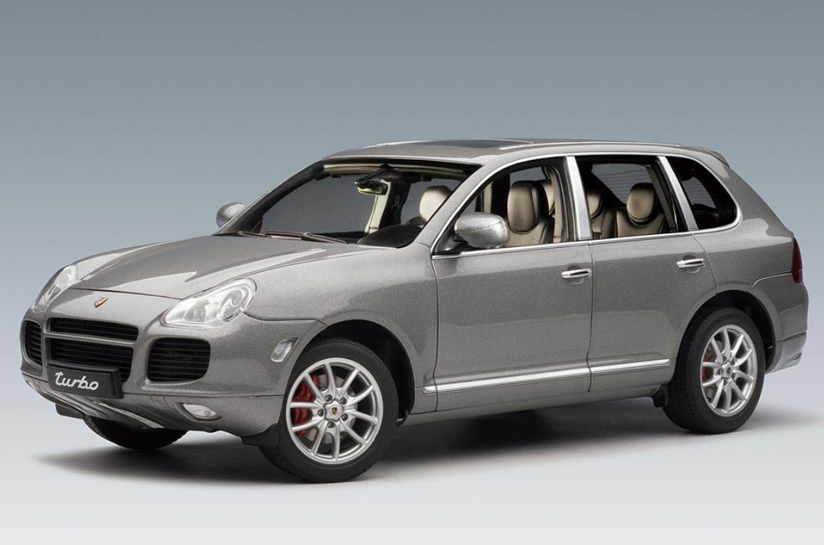 1/18 Autoart PORSCHE CAYENNE TURBO GREY METALLIC Diecast