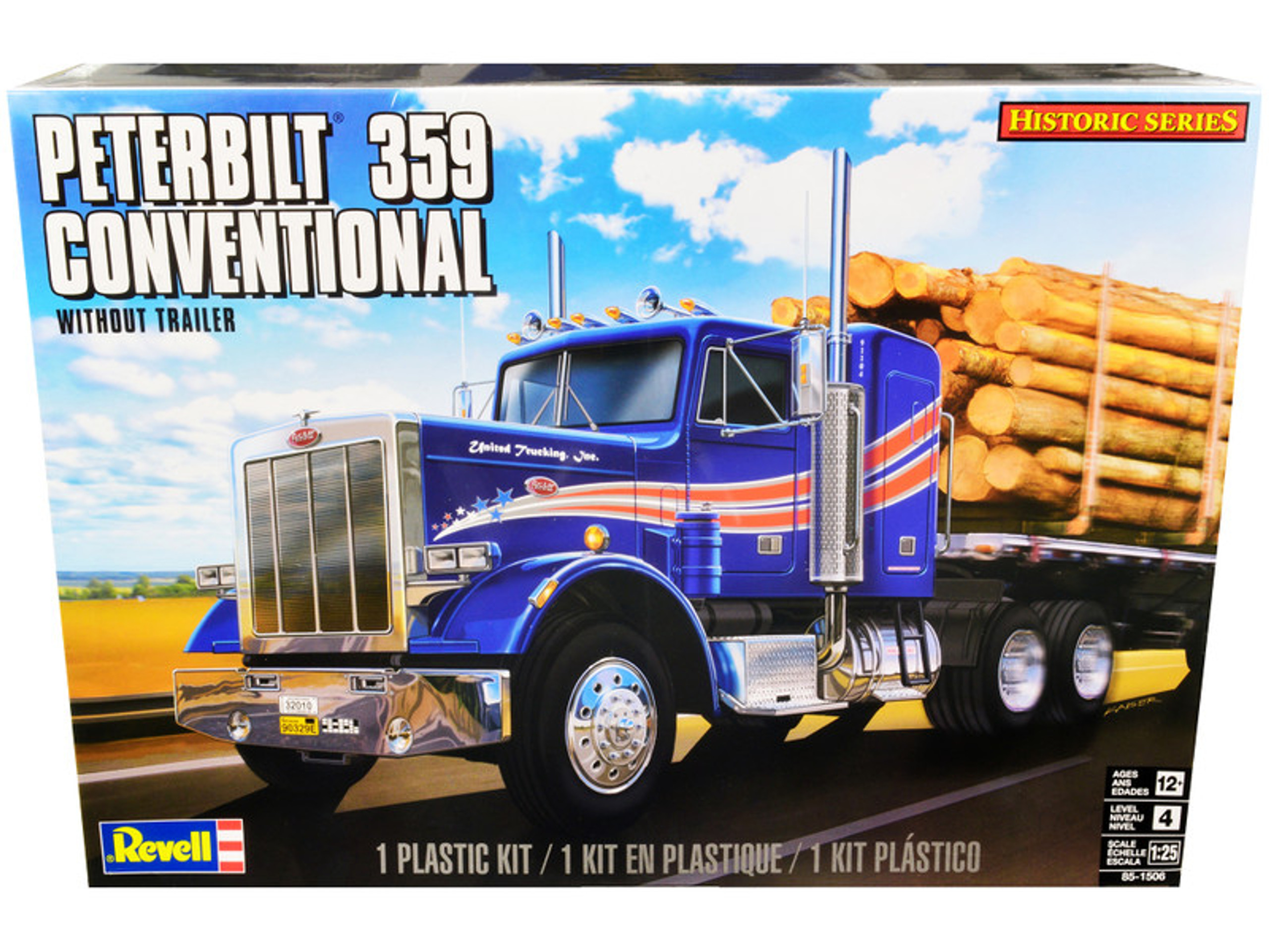 Level 4 Model Kit Peterbilt 359 Conventional Truck Tractor (without