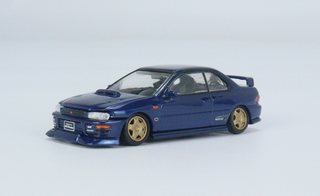 1/64 BM Creations Subaru 2002 Legacy E-tune II Blue LHD Diecast Car - Foto 8
