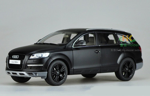 1/18 KYOSHO AUDI Q7 (Matte Black) Diecast Car Model - LIVECARMODEL.com