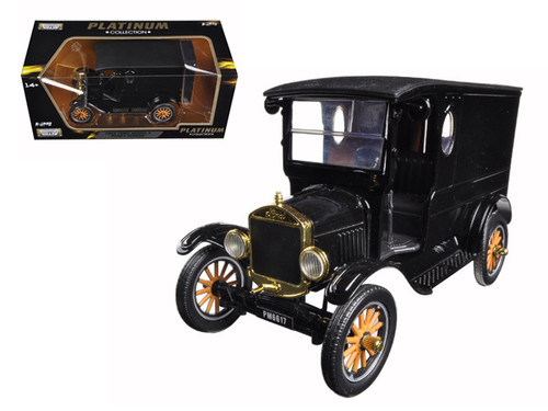 1925 Ford Model T Paddy Wagon Black 1/24 Diecast Model Car by Motormax