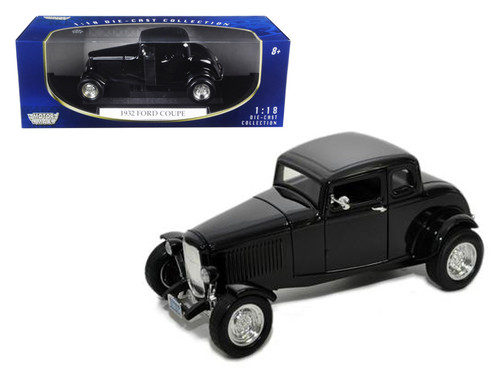 1932 Ford Five Window Coupe Burgundy 1/18 Diecast Model Car by