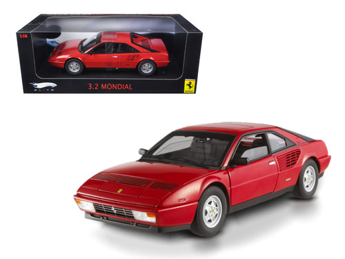 ミニカー Ferrari MONDIAL T  D.A.M models Ferrari Mondial 8 60th Anniversary Red 1/18 Diecast Model
