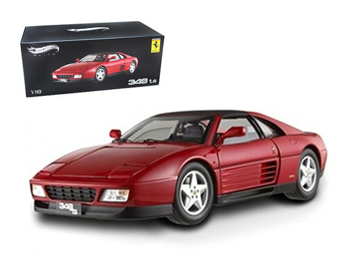 1989 Ferrari 348 TB Red Elite Edition 1/18 Diecast Car Model by