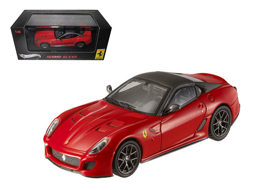 Ferrari 599 GTO Red With Grey Roof Elite Edition 1/43