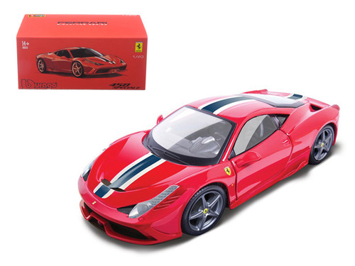 1/18 BBurago Signature Series Ferrari 458 Speciale (Red) Diecast