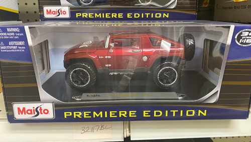 1/18 Maisto Hummer HX Concept (Red) "Premiere Edition" Diecast Car Model