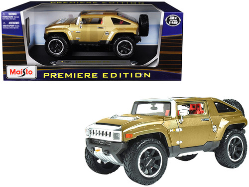 1/18 Maisto Premiere Edition Hummer H1 (Black) Diecast Model
