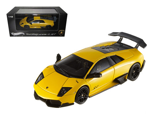 Lamborghini Murcielago LP 670-4 SV Yellow Elite Edition 1/43 by Hotwheels