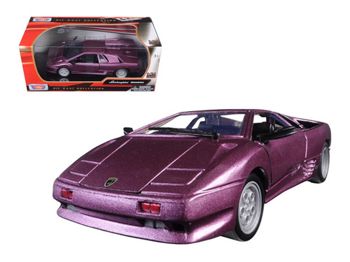 Lamborghini Diablo Purple Metallic 1/24 Diecast Model Car by