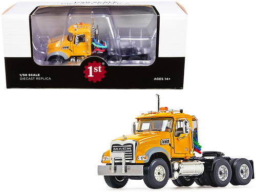 Mack Granite MP Engine Series Truck Tractor White 1/50 Diecast
