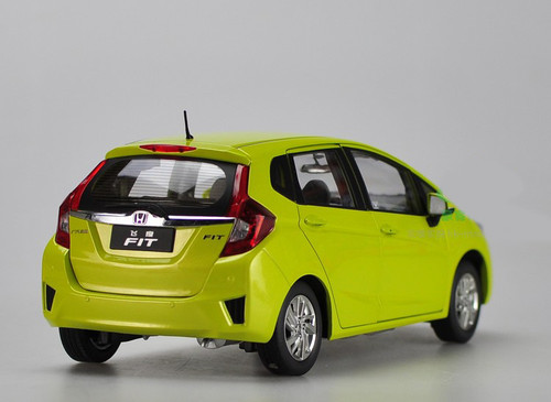 1/18 Dealer Edition Honda Fit (Yellow) Diecast Car Model