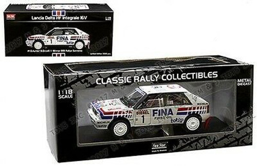 1/18 Classic Rally Collectibles- Lancia Delta HF Integrale 16V #1 Auriol-OCC - Winner 1991 Ralluye Sanremo (white)
