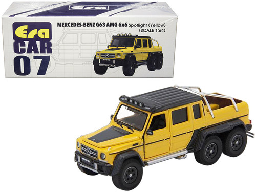 Mercedes Benz G63 AMG 6x6 Pickup Truck Baby Blue 1/64 Diecast