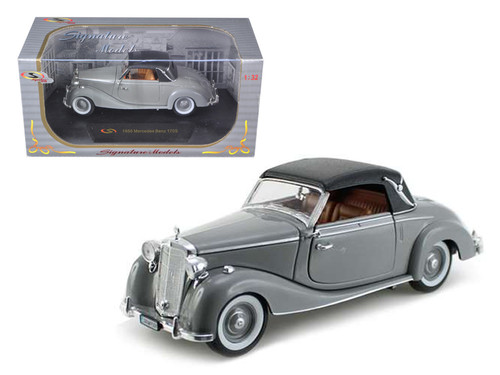 1950 Mercedes 170s Soft Top Gray 1/32 Diecast Model Car by Signature Models