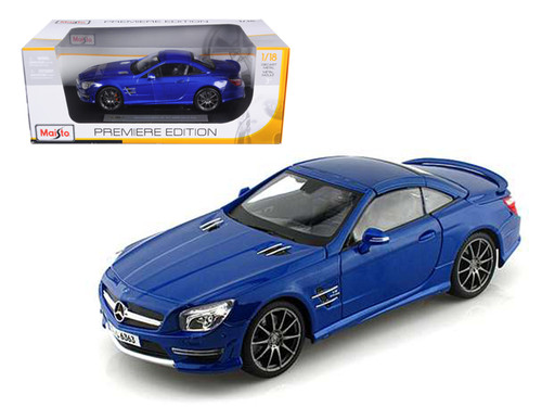 1/18 Maisto 2012 Mercedes SL 63 AMG (Blue) Diecast Car Model