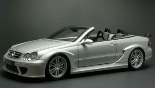 1/18 Kyosho Mercedes-Benz Mercedes CLK DTM AMG Cabriolet (Silver) Diecast Car Model
