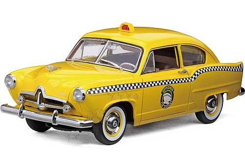 1/18 Sunstar 1951 Kaiser Henry J. Taxi Diecast Car Model